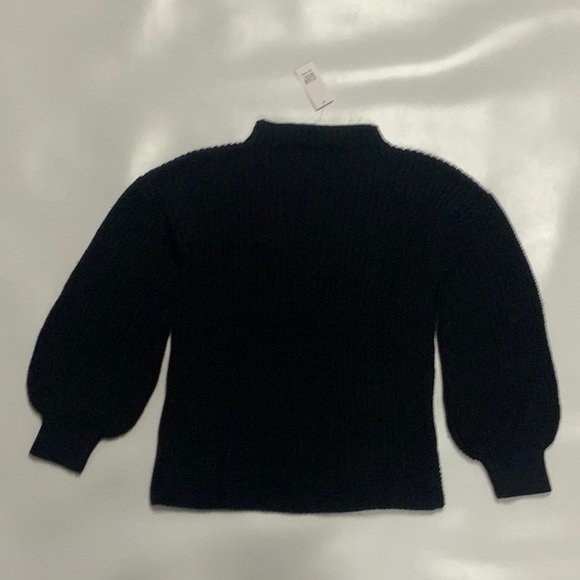 NWT - Gap Girls black cotton knit sweater -Size M - Picture 3 of 4